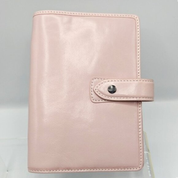 Filofax Malden Personal Leather Organizer Pink - Picture 1 of 7